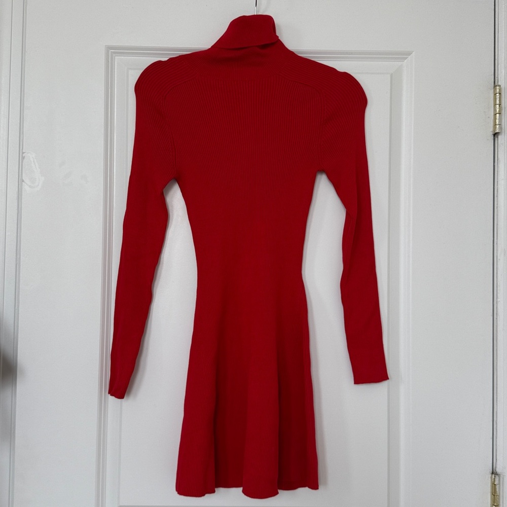 Zara Bold Red Knit Top